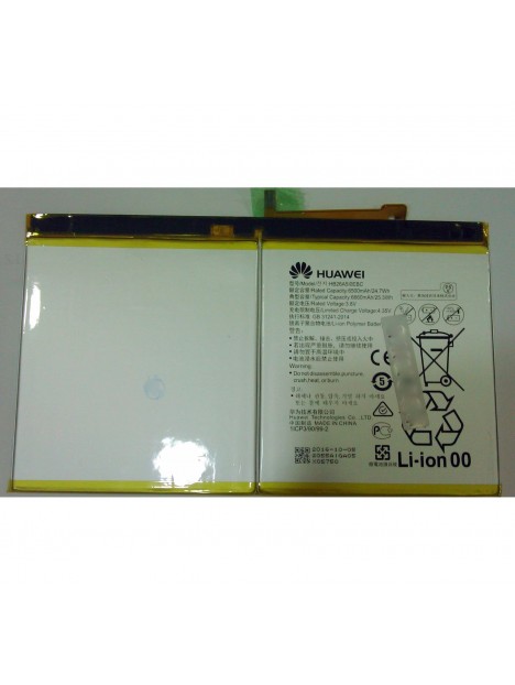 Batería premium para Huawei Mediapad T2 10.0 Pro HB26A5I0EBC 6500mAh M2 A01L 64Gb M2-A01L