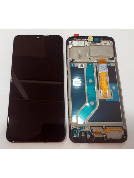 Pantalla lcd para Oppo A7 AX7 6.2 mas tactil negro mas marco negro
