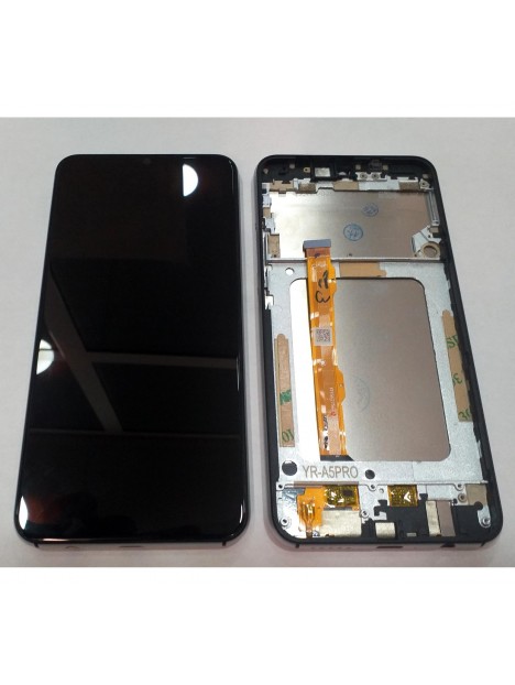Pantalla lcd para Umidigi A5 Pro mas tactil negro mas marco plata