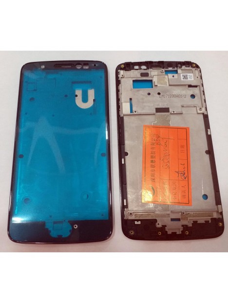 Carcasa central o marco negro para Motorola Moto E4 XT1762