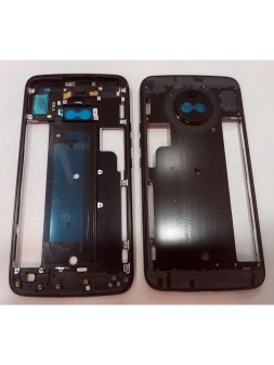 Carcasa central o marco negro para Motorola Moto X4 XT1900