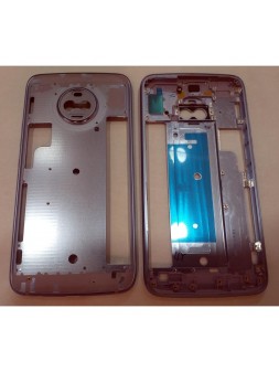 Carcasa central o marco azul para Motorola Moto X4 XT1900