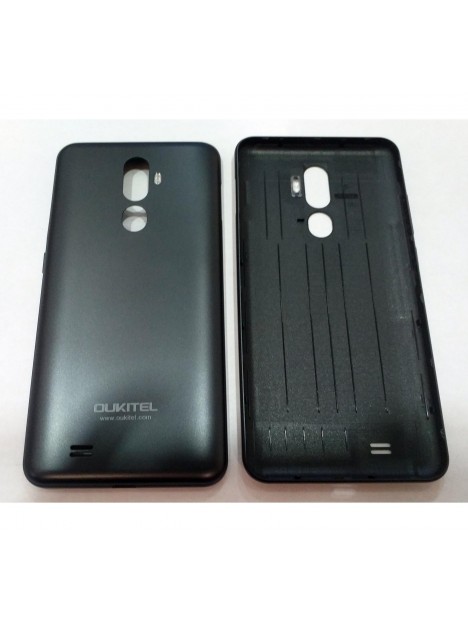 Tapa trasera o tapa bateria negra para Oukitel U25 Pro