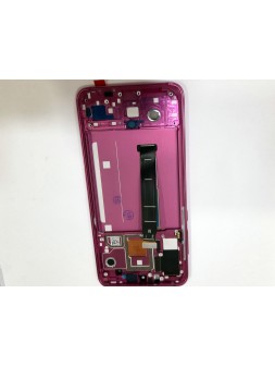 Pantalla LCD para XIAOMI MI 9 PRO M1908F1XE mas tactil negro mas marco rosa calidad premium
