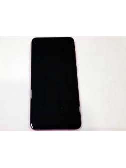 Pantalla LCD para XIAOMI MI 9 PRO M1908F1XE mas tactil negro mas marco rosa calidad premium