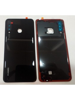 Tapa trasera o tapa bateria negra para Huawei P30 Lite Nova 4E MAR-LX2