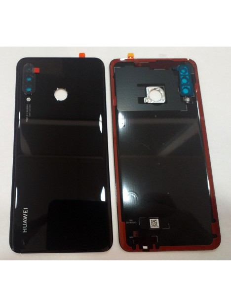 Tapa trasera o tapa bateria negra para Huawei P30 Lite Nova 4E MAR-LX2
