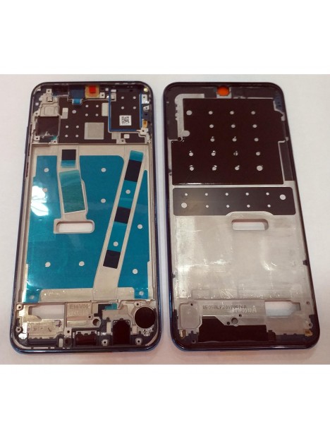 Carcasa central o marco azul para Huawei P30 Lite Nova 4E p30lite mar-lx1m mar-lx2j MAR-LX1A