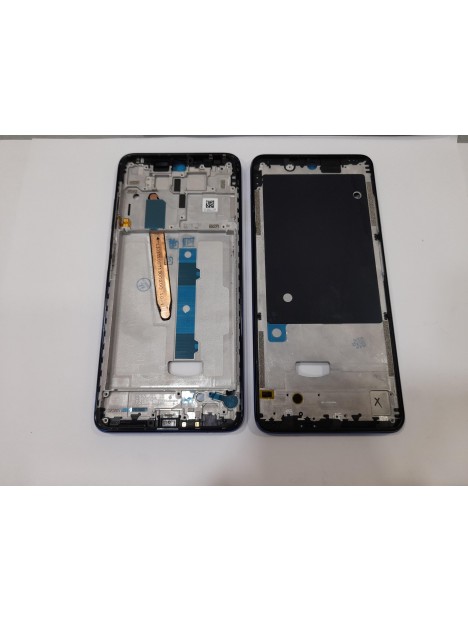 Carcasa central azul para Xiaomi POCO X3