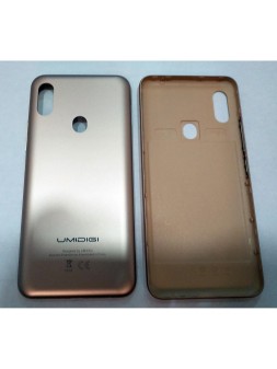 Tapa trasera o tapa bateria dorada para Umidigi F1 F1 Play