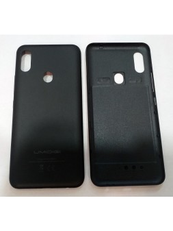 Tapa trasera o tapa bateria negra para Umidigi F1 F1 Play