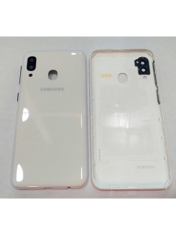 Tapa trasera o tapa bateria blanca mas cubierta camara para Samsung Galaxy A20E SM-A202F A202F