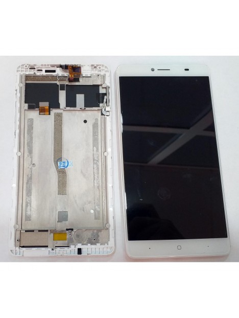 Pantalla lcd para Doogee Y6 Max mas tactil blanco mas marco blanco