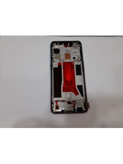 Pantalla LCD para OPPO A91 / Reno 3 mas tactil negro mas marco morado holografico calidad premium