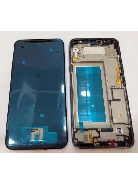 Carcasa central o marco plata para LG K50 Q60
