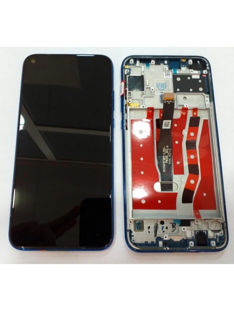 Pantalla lcd + tactil negro + marco azul Huawei P20 Lite 2019 Nova 5i