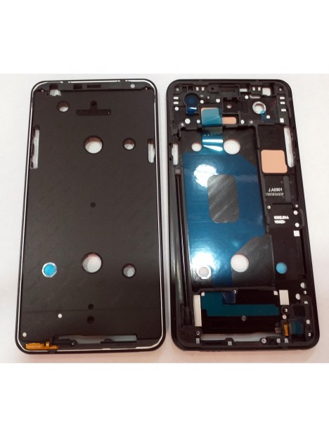 Carcasa central o marco negro LG Q8 H970