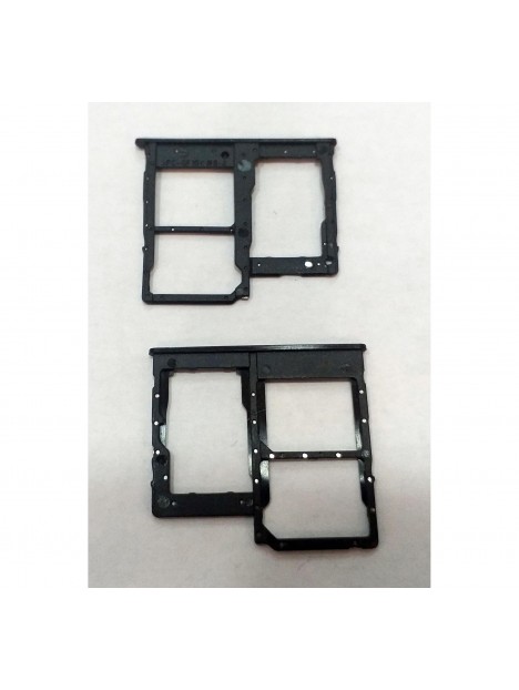 Soporte o bandeja dual sim negra Samsung Galaxy A20E SM-A202F A202F