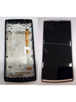 Oukitel K7 Power pantalla lcd + tactil negro + marco negro