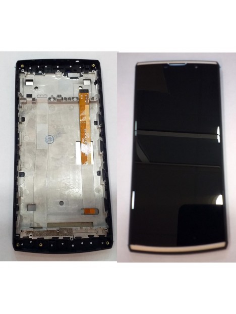 Oukitel K7 Power pantalla lcd + tactil negro + marco negro