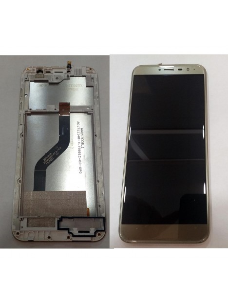 Cubot X18 pantalla lcd + tactl dorado + marco dorado