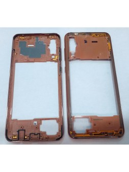 Samsung Galaxy A70 A705 carcasa central o marco dorado A705FD SM-A705FD