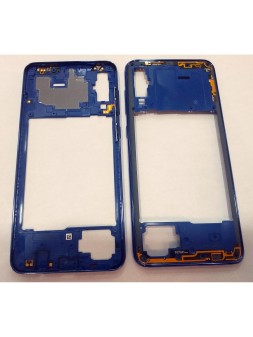Samsung Galaxy A70 A705 carcasa central o marco azul A705FD SM-A705FD
