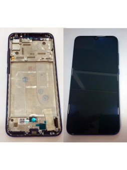 Xiaomi Mi A3 pantalla lcd + tactil negro + marco azul MZB7940EU Premium