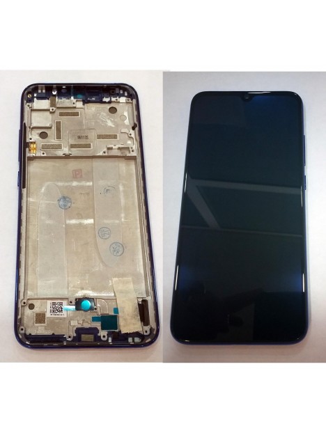 Xiaomi Mi A3 pantalla lcd + tactil negro + marco azul MZB7940EU Premium