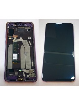 Xiaomi Mi 9 SE MI9 SE pantalla lcd + tactil negro + marco purpura premium