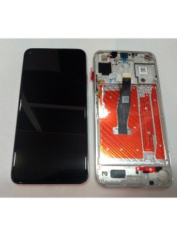 Huawei Honor 20 YAL-AL00 YAL-L21 pantalla lcd + tactil negro + marco plata