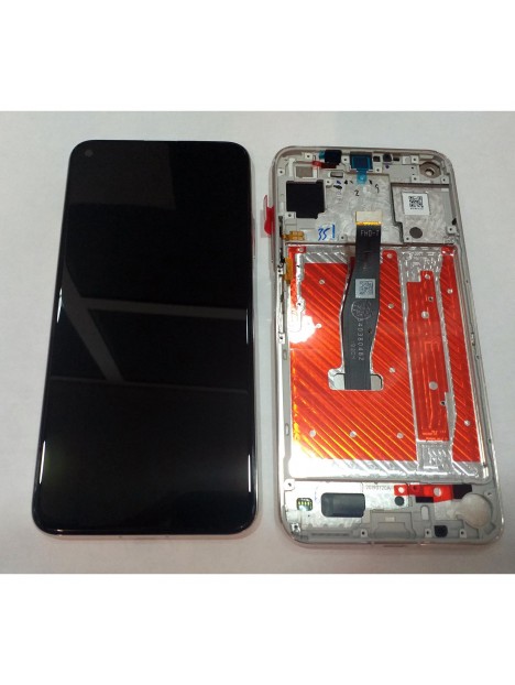 Huawei Honor 20 YAL-AL00 YAL-L21 pantalla lcd + tactil negro + marco plata
