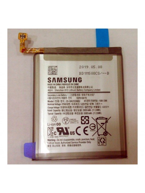 Batería Premium EB-BA202ABU Samsung Galaxy A20e SM-A202F 3000mAh SM-A202 A202F A202