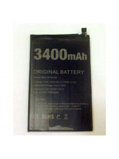 Batería Premium Doogee X90 X90L Y8 3400mAh BAT18783400 GB/T18287-2013