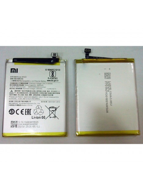 Bateria Premium BN49 Xiaomi Redmi 7A MZB7995IN M1903C3EG M1903C3EH M1903C3EI 4000 mAh