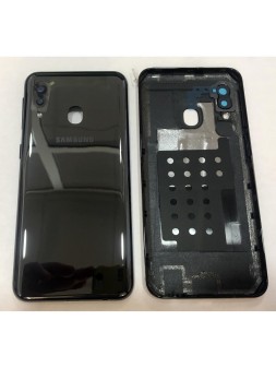 Tapa trasera o tapa bateria negra mas cubierta camara para Samsung Galaxy A20E SM-A202F A202F