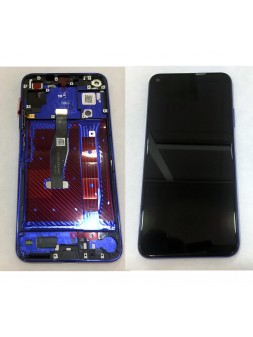 Huawei Honor 20 pantalla lcd + tactil negro + marco azul YAL-AL00 YAL-L21