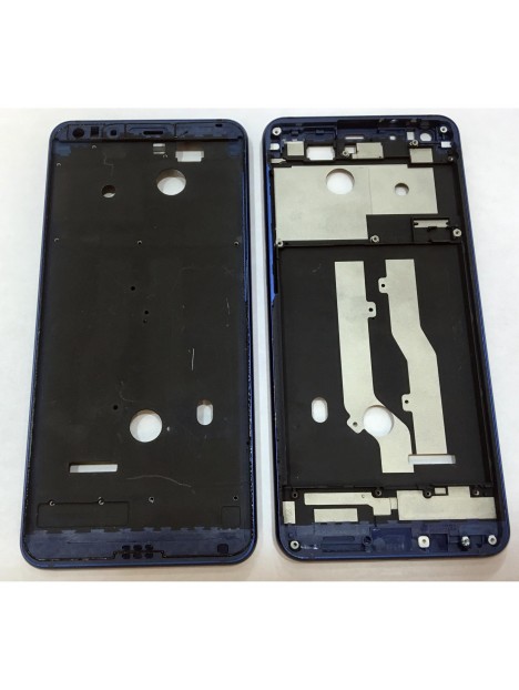 ZTE Blade V9 carcasa central o marco azul