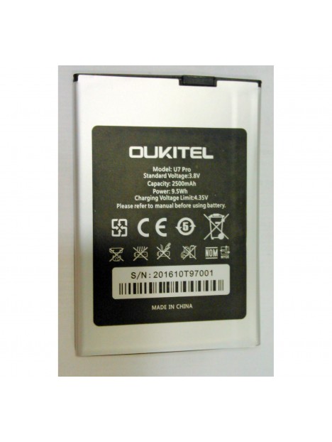 Batería Premium Oukitel U7 U7 PRO G6 Plus 2500mAh