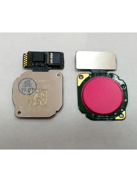 Huawei Y9 2019 flex boton home + lector huella rosa