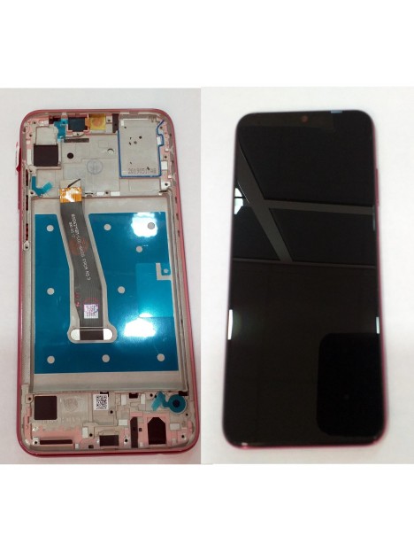 Huawei Honor 20i Honor 20 Lite pantalla lcd + tactil negro + marco rosa