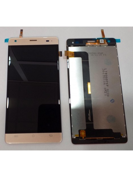 Cubot Echo pantalla lcd + tactil dorado