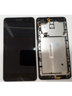 Asus Zenfone 6 A600CG pantalla lcd + tactil negro + marco negro