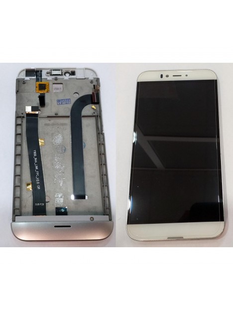 Umi Iron Pro pantalla lcd + tactil blanco + marco plata