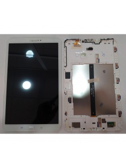Samsung Galaxy Tab A 10.1 2016 SM-T580 SM-T585 SM T580 T585 pantalla lcd + tactil blanco + marco blanco GH97-19022A