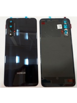Huawei Honor 20 YAL-AL00 YAL-L21 tapa trasera o tapa bateria negra + cubierta camara