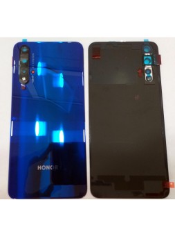 Huawei Honor 20 YAL-AL00 YAL-L21 tapa trasera o tapa bateria azul + cubierta camara