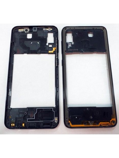 Samsung Galaxy A20 A205 carcasa central o marco negro A205FD SM-A205FD