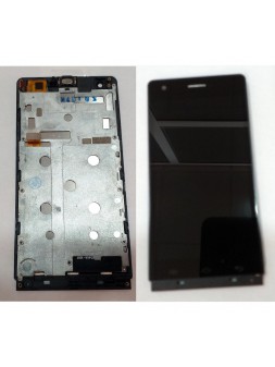 Doogee DG350 pantalla lcd + tactil negro + marco negro