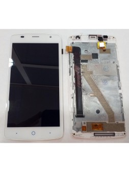 ZTE L5 Plus pantalla lcd + tactil blanco + marco blanco